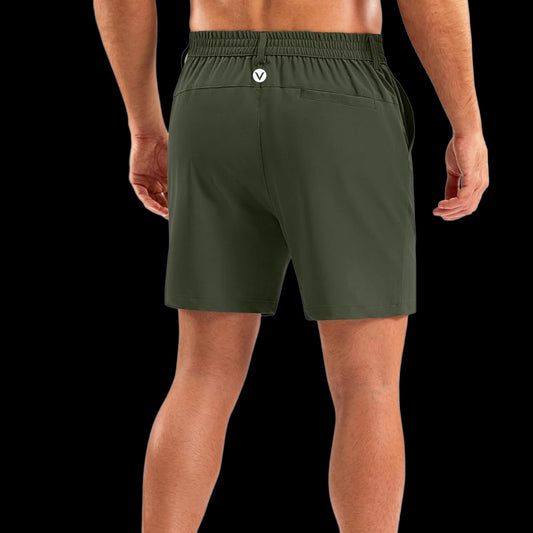VSL Dark Green Golf Shorts