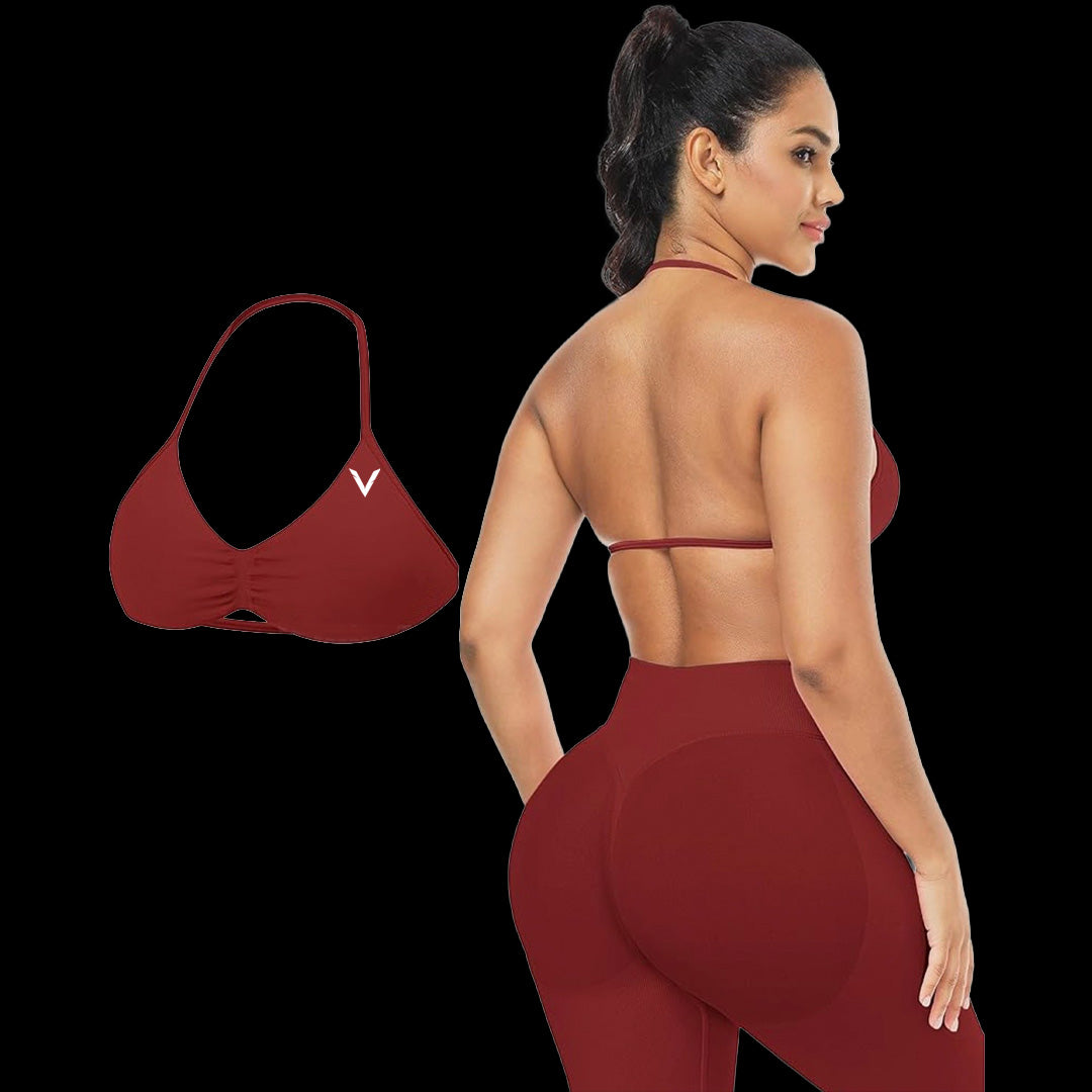 VSL Maroon Sculpt Sports Bra