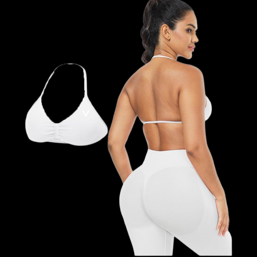 VSL White Sculpt Sports Bra
