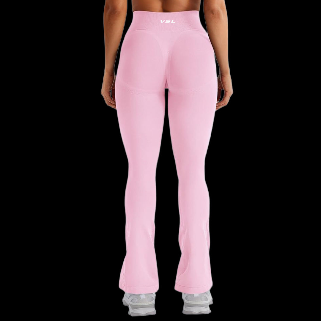 VSL Icy Pink Mini Flare Leggings