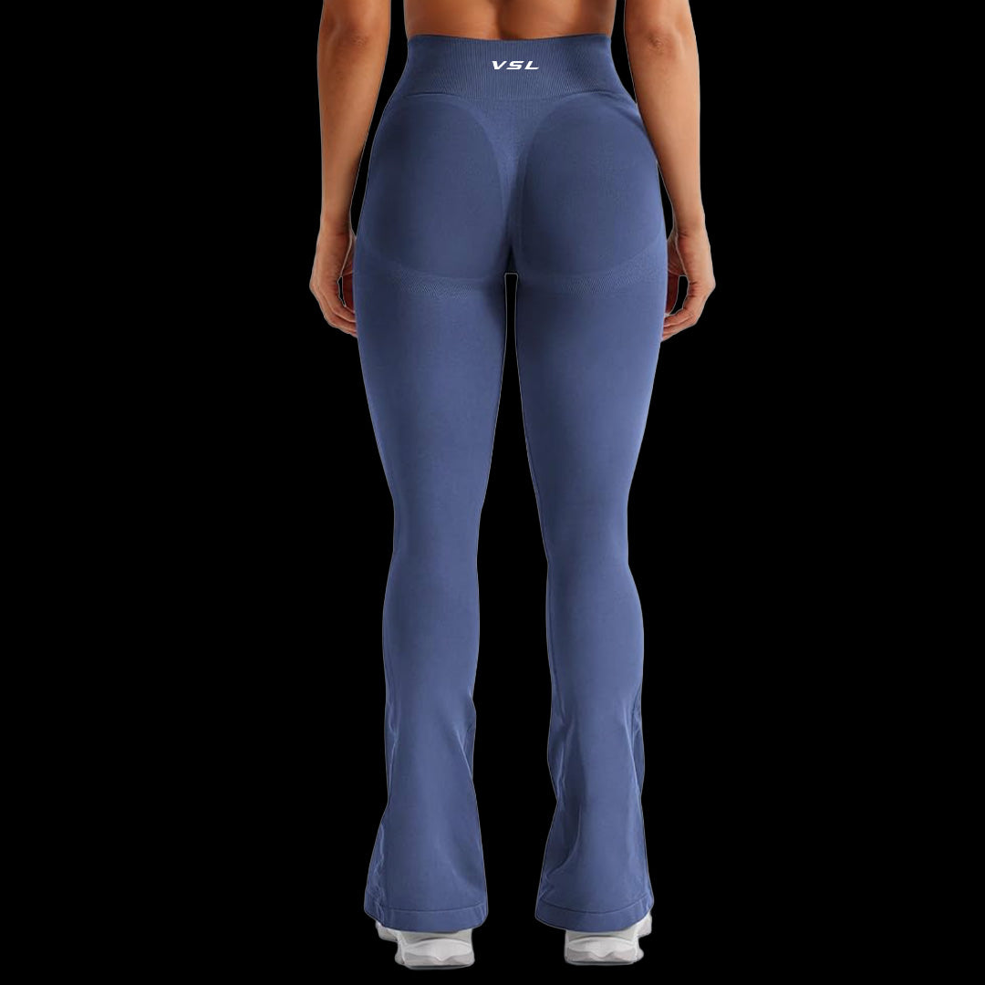 VSL Navy Mini Flare Leggings