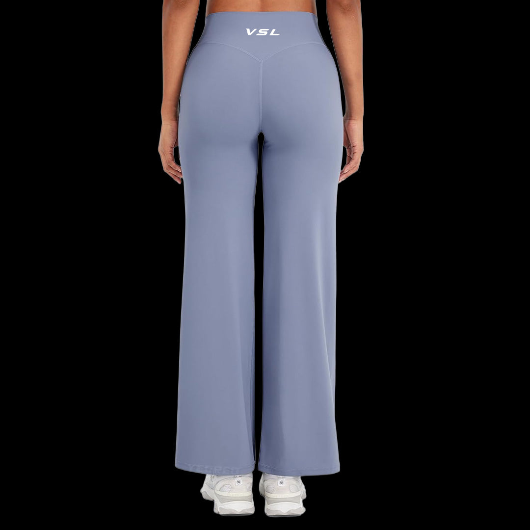 VSL Dusty Blue Flare Leggings