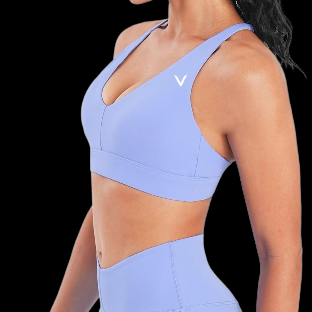 VSL Lilac X Back Sports Bra