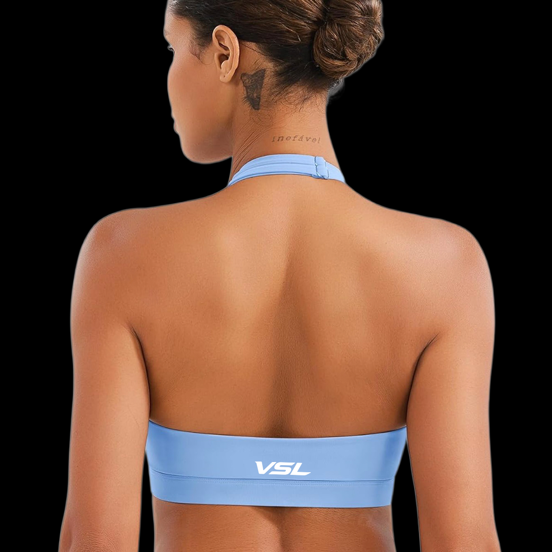 VSL Light Blue Halter Back