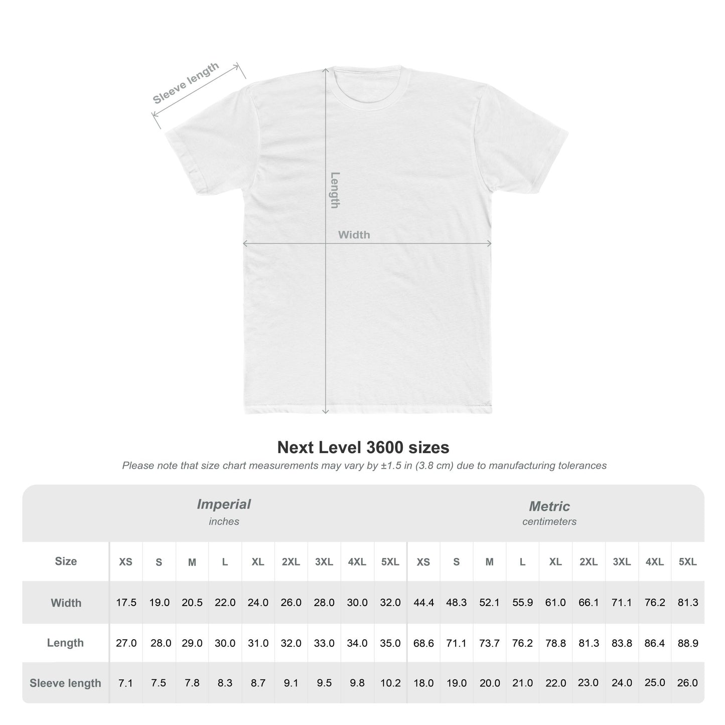 VSL Locally Established Fitted Tee