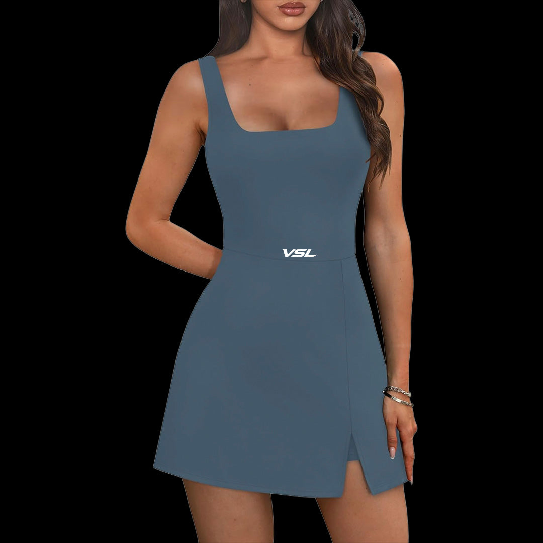 VSL Dusty Blue Active Dress