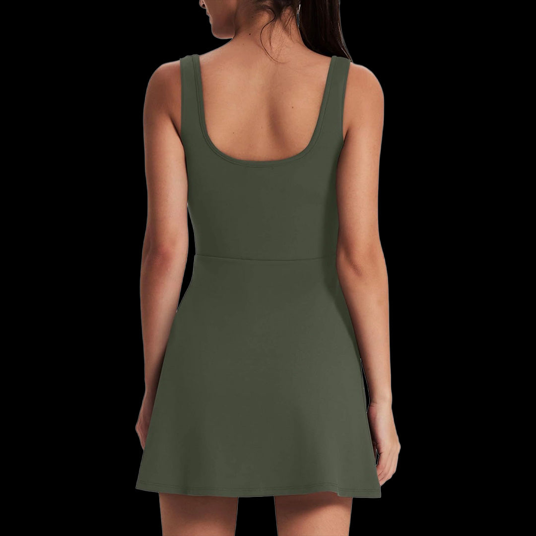 VSL Olive Active Dress