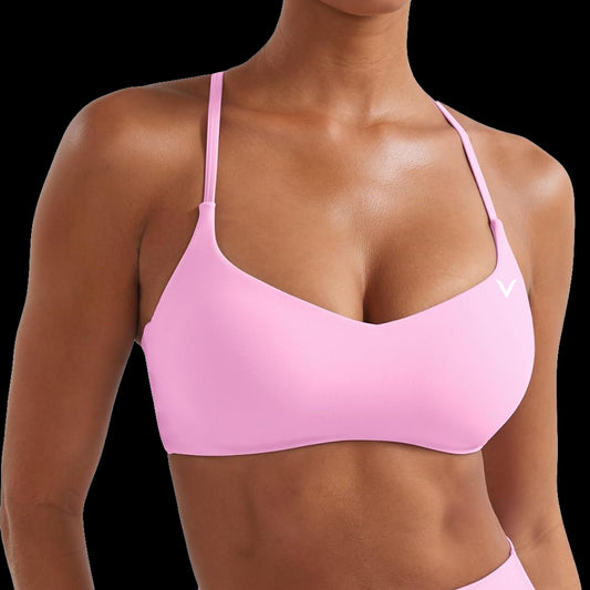 VSL Pink Y Back Sports Bra