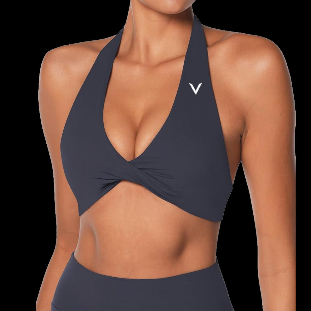 VSL Navy Halter Sports Bra