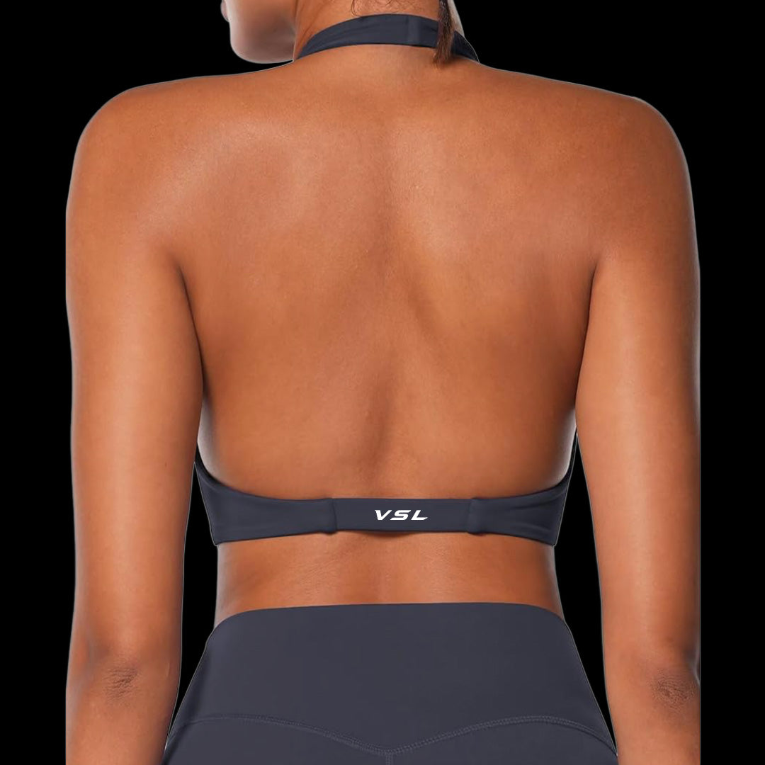VSL Navy Halter Sports Bra
