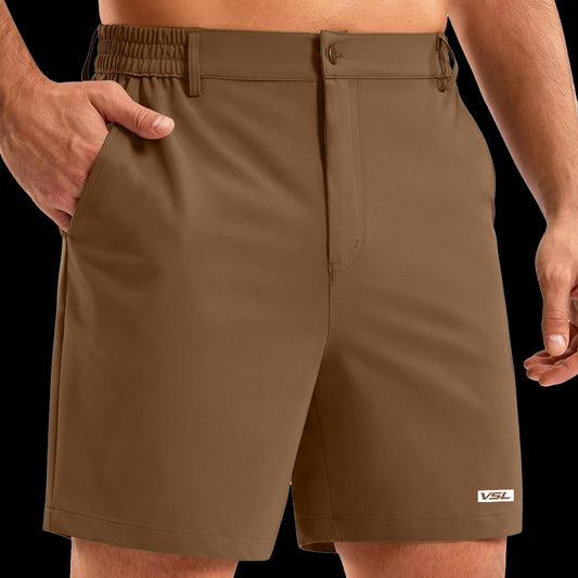 VSL Brown Golf Shorts