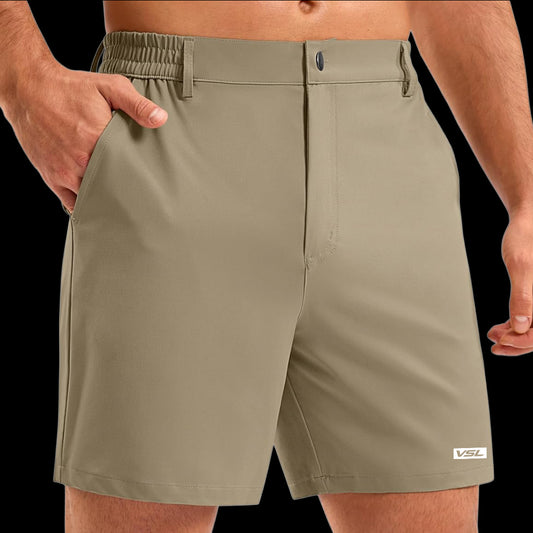 VSL Khaki Golf Shorts