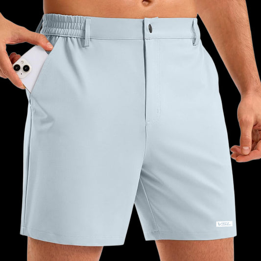 VSL Light Blue Golf Shorts