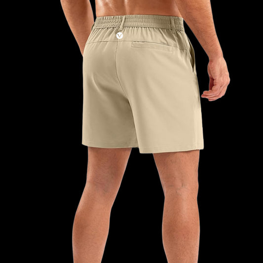 VSL Light Khaki Golf Shorts