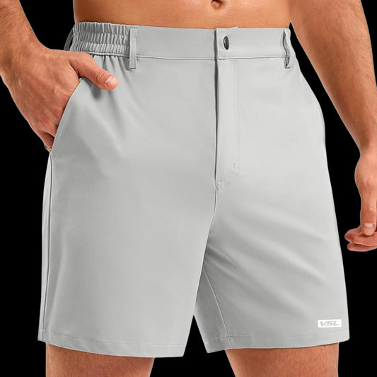 VSL Silver Golf Shorts