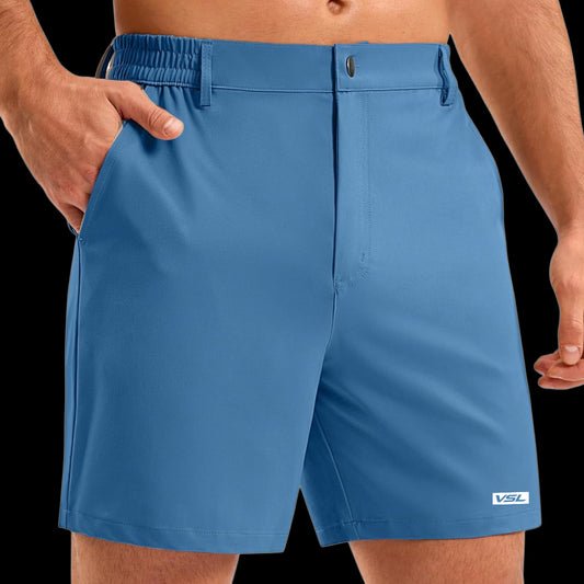 VSL Vibrant Blue Golf Shorts