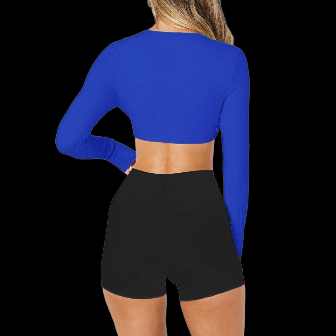 VSL Sport Blue Allure Long Sleeve Top