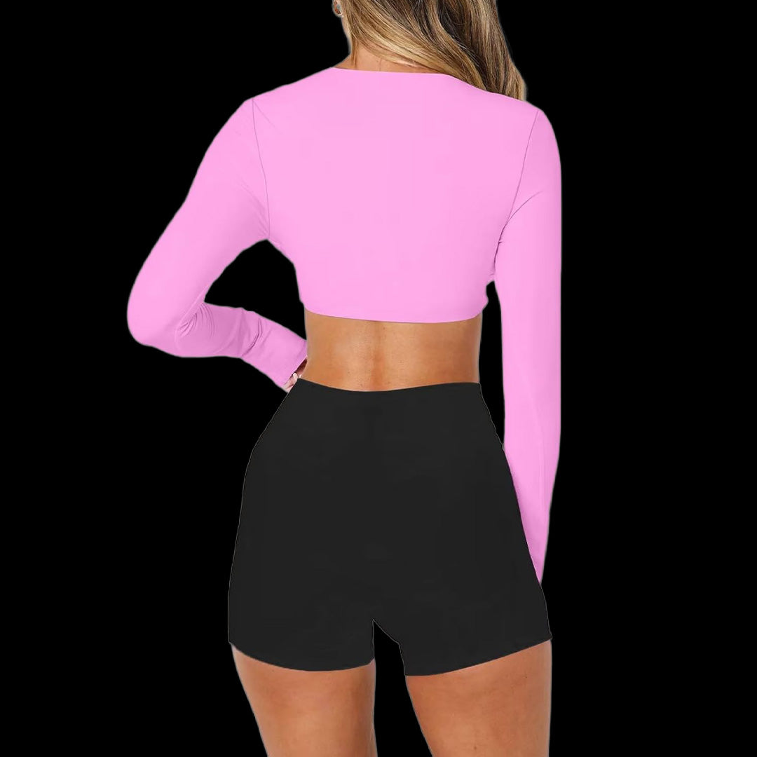 VSL Pink Allure Long Sleeve Top