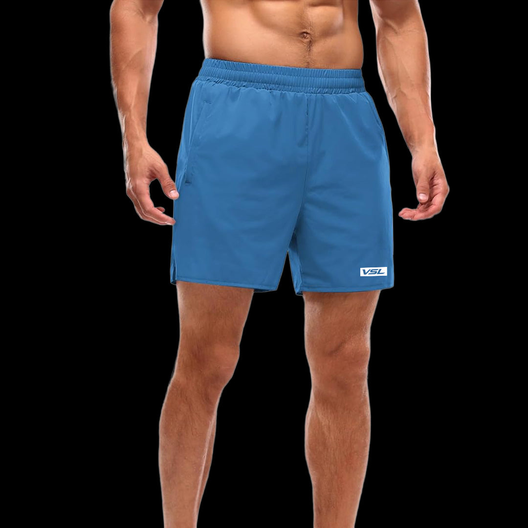 VSL Blue 5 inch Lined Shorts