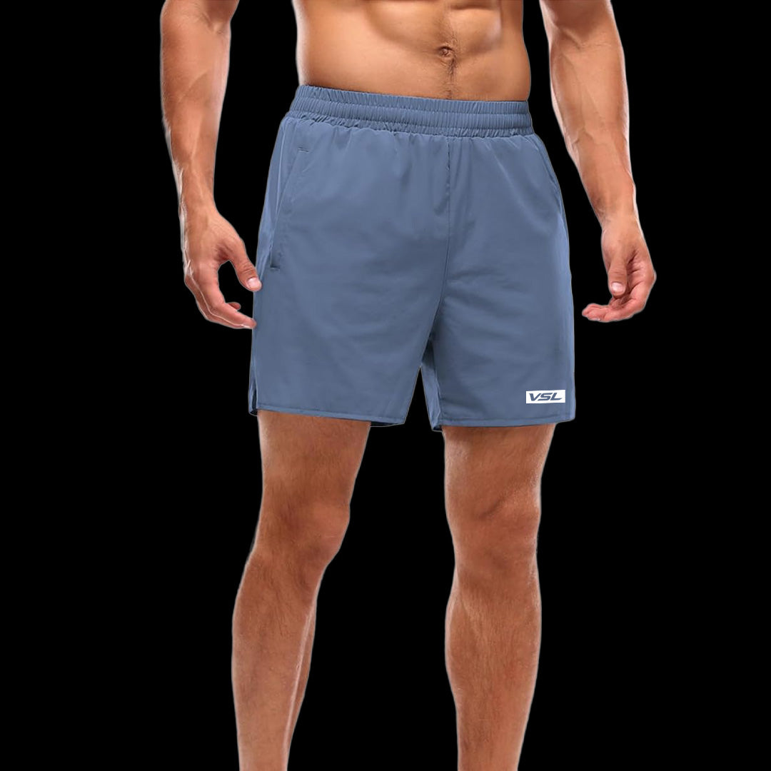 VSL Faded Blue 5 inch Lined Shorts