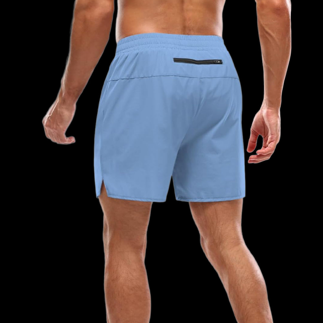 VSL Light Blue 5 inch Lined Shorts