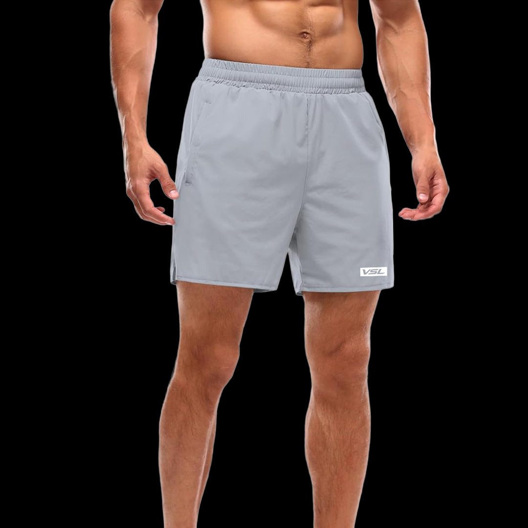 VSL Silver 5 inch Lined Shorts