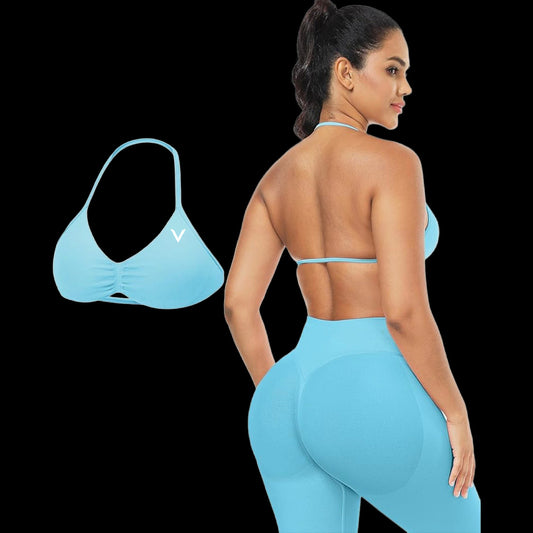 VSL Icy Blue Sculpt Sports Bra