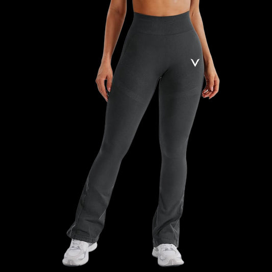 VSL Black Mini Flare Leggings
