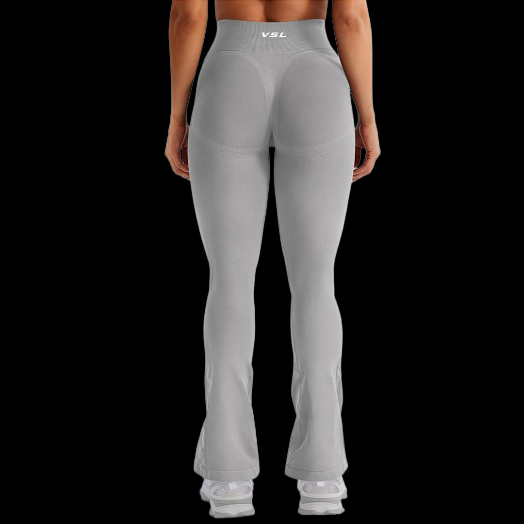 VSL Silver Mini Flare Leggings