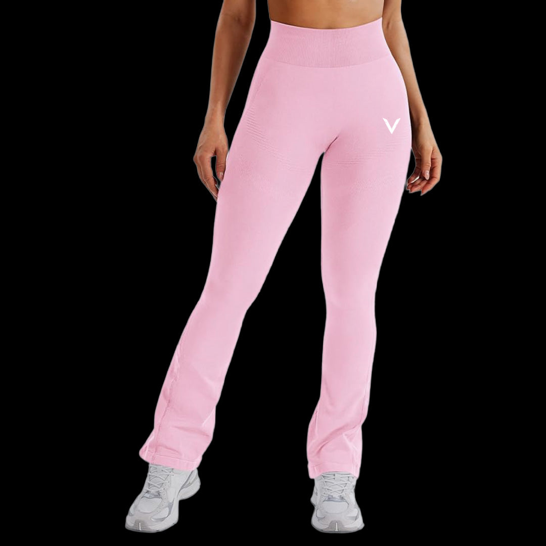 VSL Icy Pink Mini Flare Leggings