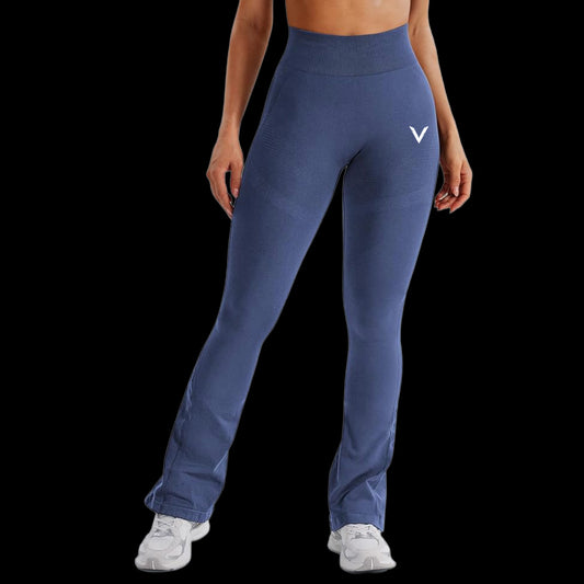 VSL Navy Mini Flare Leggings