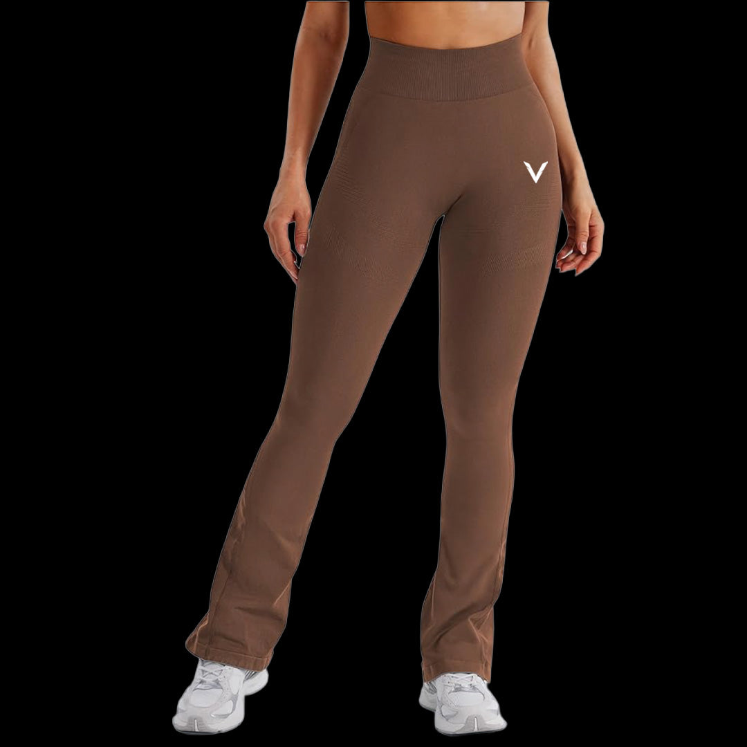 VSL Caramel Mini Flare Leggings