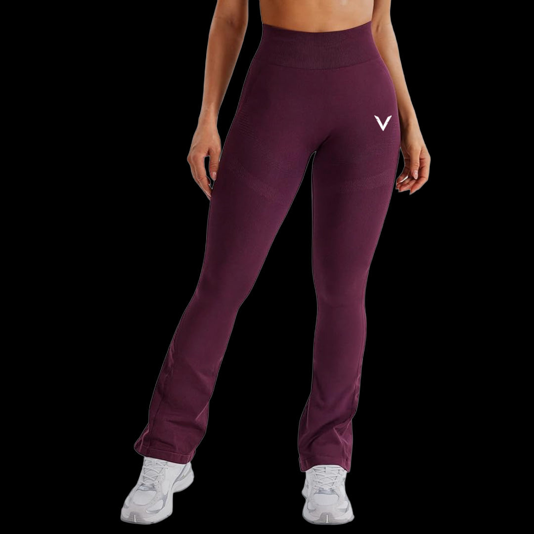 VSL Wine Mini Flare Leggings