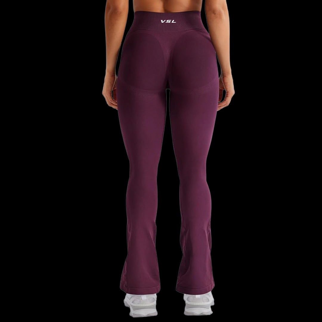 VSL Wine Mini Flare Leggings