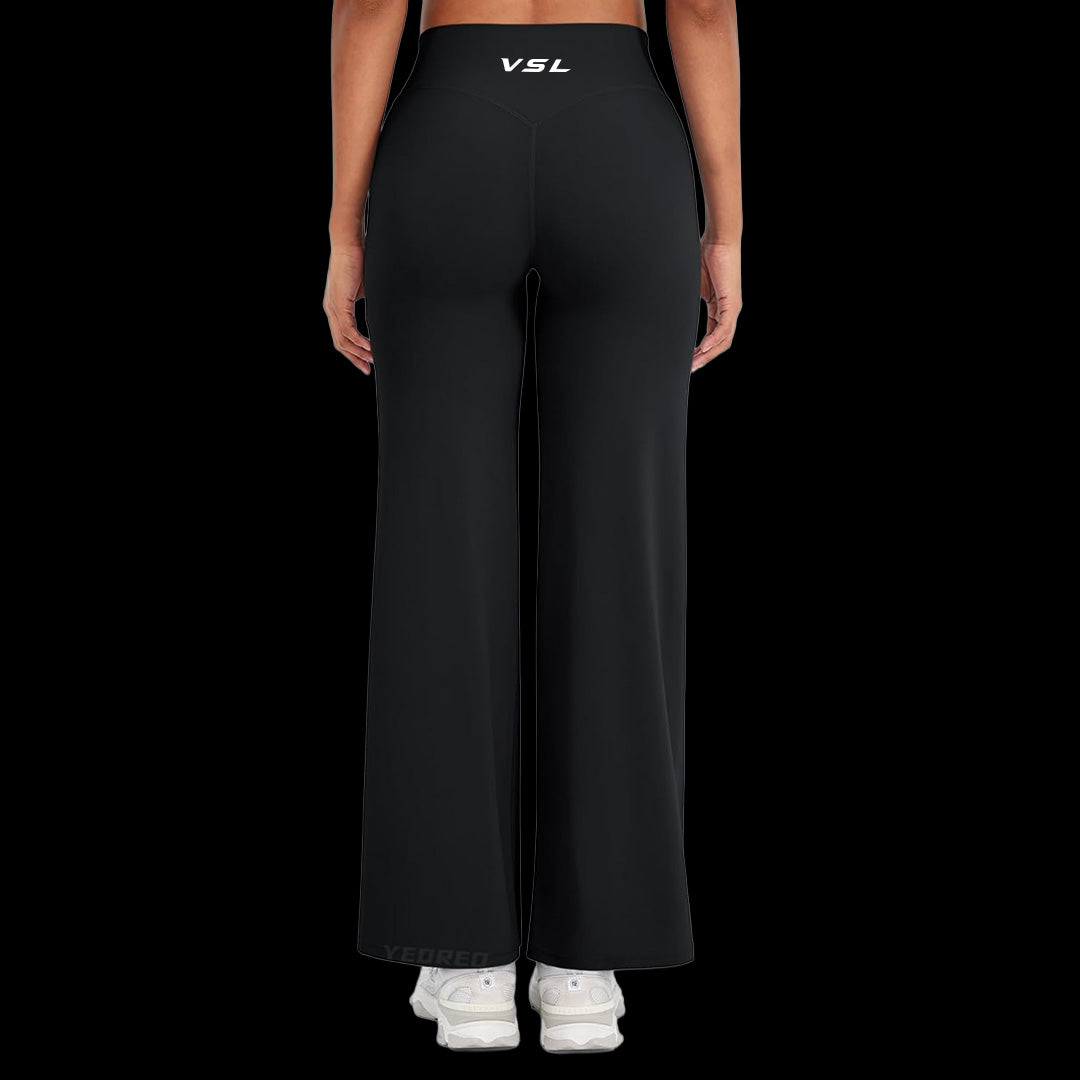 VSL Black Flare Leggings