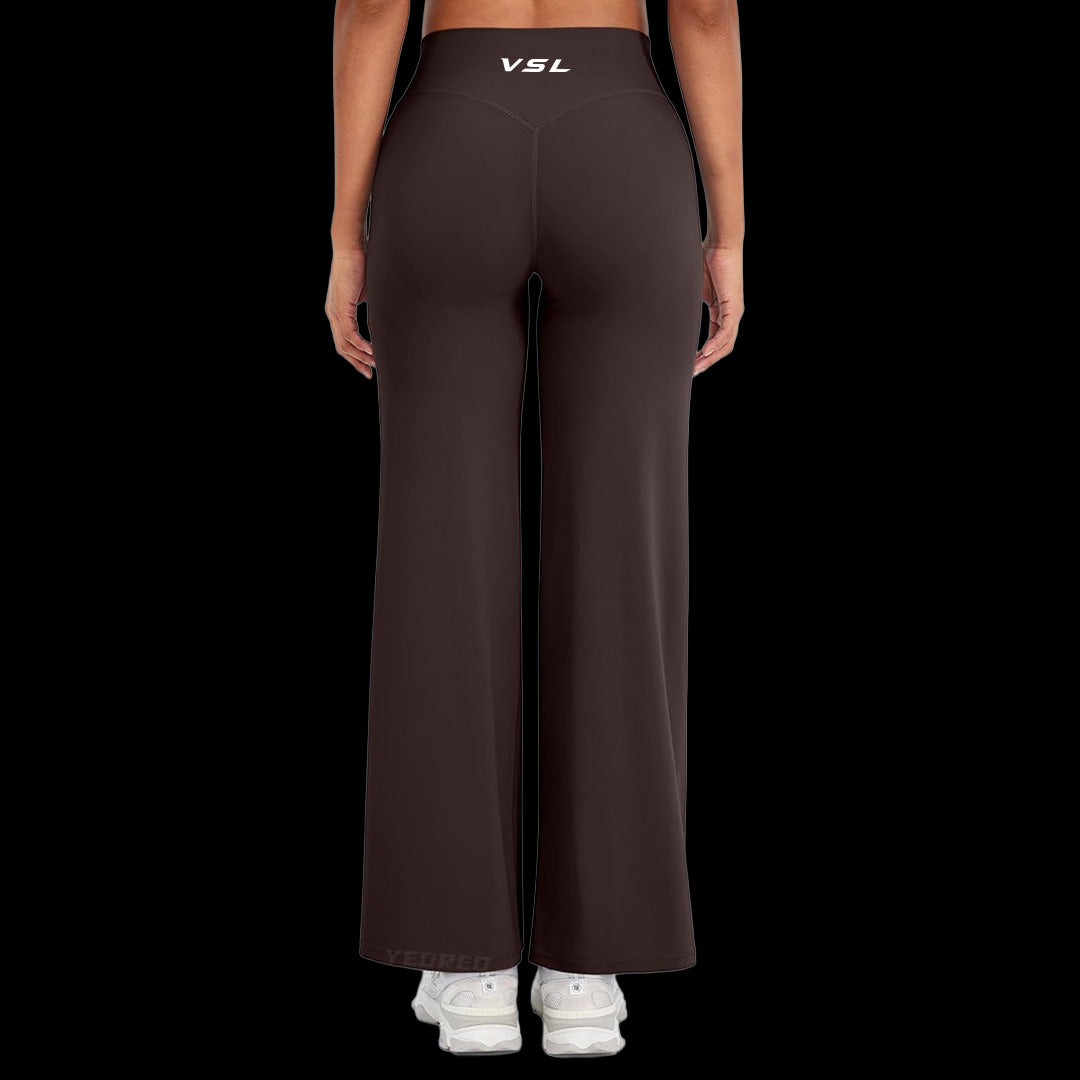 VSL Brown Flare Leggings