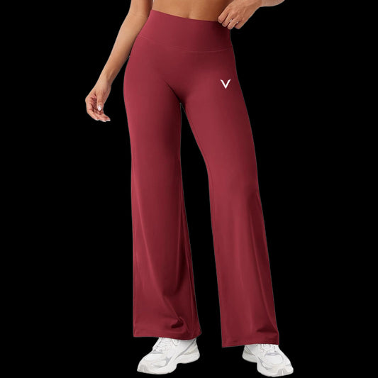 VSL Maroon Flare Leggings