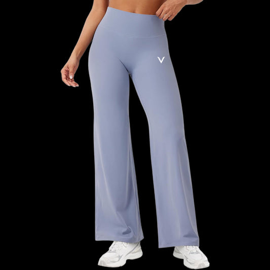 VSL Dusty Blue Flare Leggings