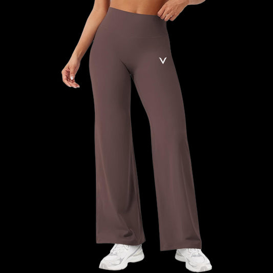 VSL Dusty Brown Flare Leggings