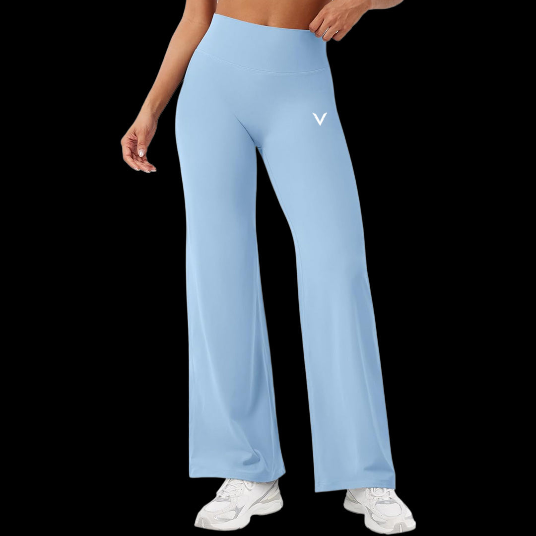 VSL Light Blue Flare Leggings