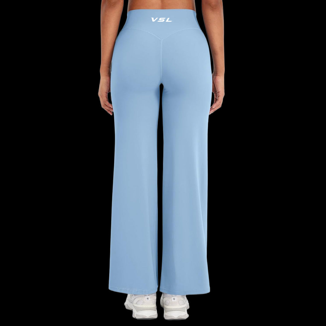 VSL Light Blue Flare Leggings