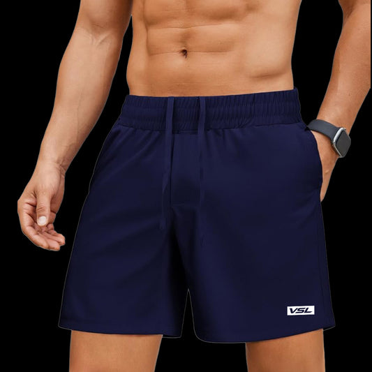 VSL Navy 5 inch Vessel Running Shorts