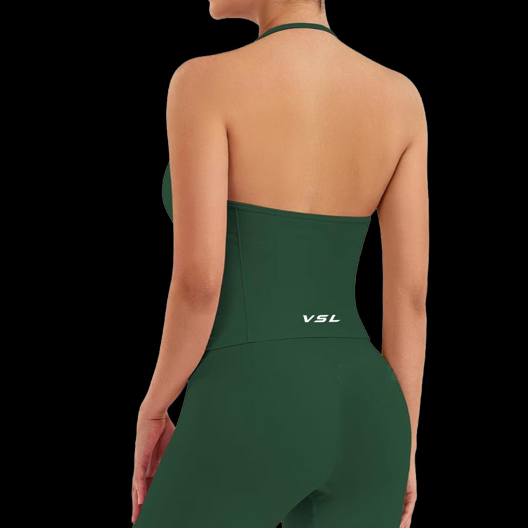 VSL Kelly Green Purple Veila Tank