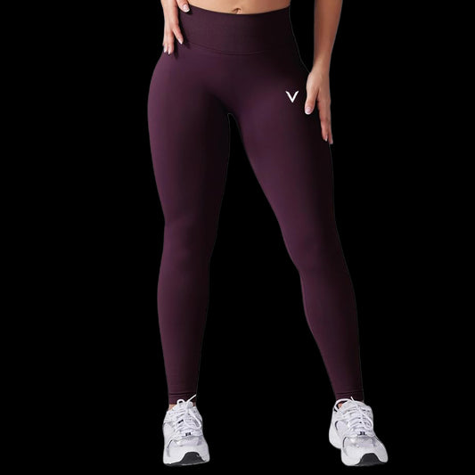 Amplify Wine Leggings