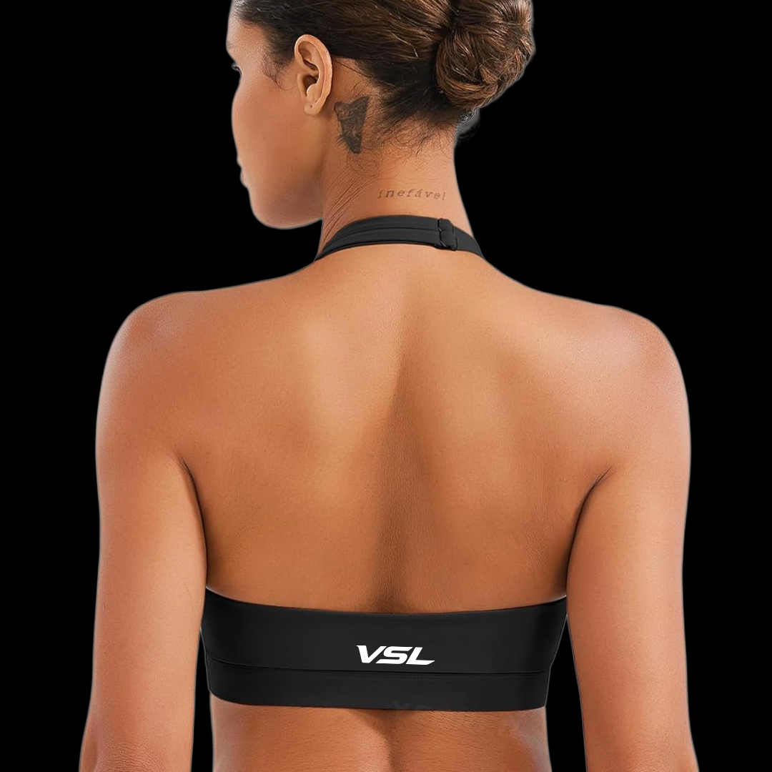 VSL Black Halter Back