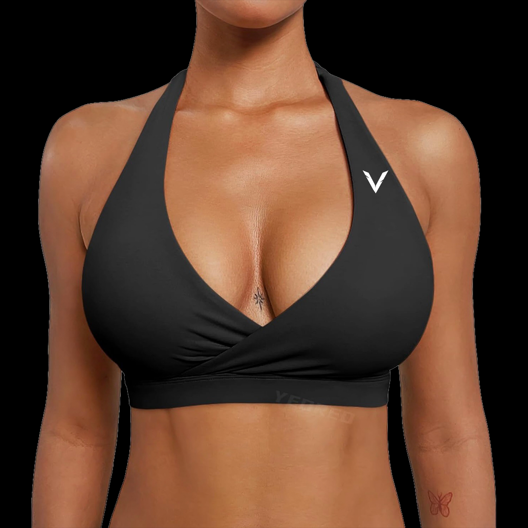 VSL Black Halter Back