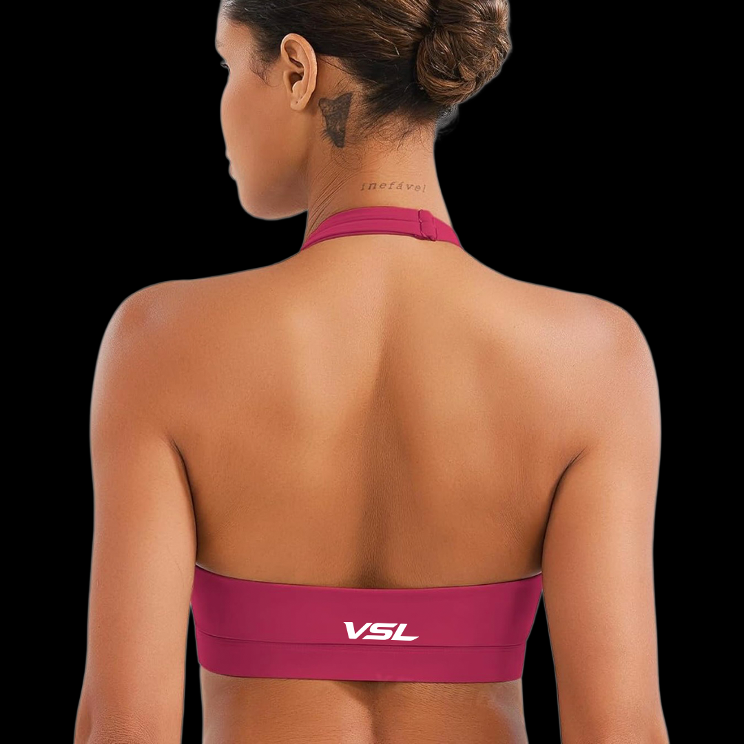 VSL Magenta Halter Back