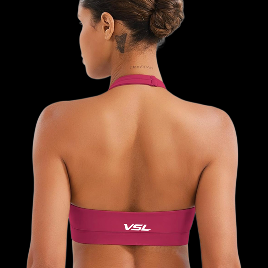 VSL Magenta Halter Back